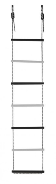 Лестница веревочная 7 перекладин цв.черный, белый D=25  в Тюмени - tumen.mebel24.online | фото 1