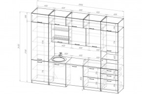 ЛОТОС Кухонный гарнитур Экстра 5 (3000 мм) в Тюмени - tumen.mebel24.online | фото 2