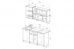 ЛОТОС Кухонный гарнитур Стандарт (1600 мм) в Тюмени - tumen.mebel24.online | фото 2