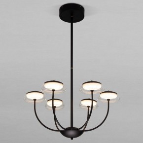 Люстра на штанге Eurosvet Fungo 50388 LED черный в Тюмени - tumen.mebel24.online | фото