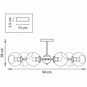 Люстра на штанге Lightstar Beta 785067 в Тюмени - tumen.mebel24.online | фото 8