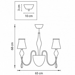 Люстра на штанге Lightstar Escica 806050 в Тюмени - tumen.mebel24.online | фото 6