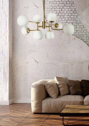 Люстра на штанге Maytoni Erich MOD221-PL-08-G в Тюмени - tumen.mebel24.online | фото 4