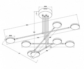 Люстра на штанге Maytoni Fad MOD070PL-L48W3K в Тюмени - tumen.mebel24.online | фото 3