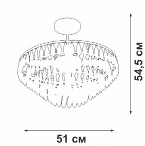 Люстра на штанге Vitaluce V5352 V5352-1/5PL в Тюмени - tumen.mebel24.online | фото