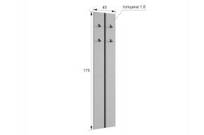 МЕРСИ Прихожая (модульная) белое дерево в Тюмени - tumen.mebel24.online | фото 2
