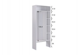МЕРСИ Прихожая (модульная) графит в Тюмени - tumen.mebel24.online | фото 5