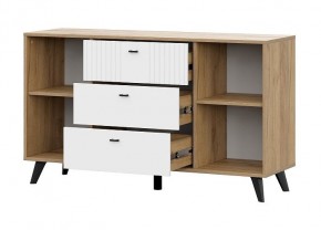 МИЛАН Детская (Дуб Золотой/Белый матовый) в Тюмени - tumen.mebel24.online | фото 17