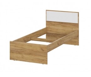 МИЛАН Кровать одинарная 900 (Белый матовый) *без основания в Тюмени - tumen.mebel24.online | фото