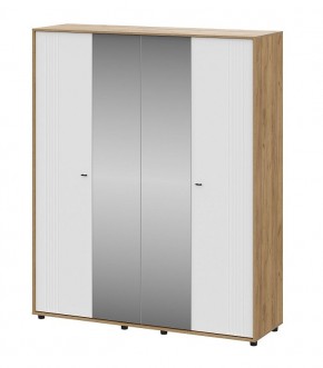МИЛАН Шкаф четырехстворчатый (Белый Матовый) в Тюмени - tumen.mebel24.online | фото