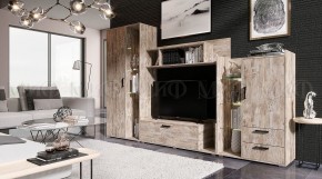 Модена Шкаф высокий (Дуб Юкон) в Тюмени - tumen.mebel24.online | фото 3