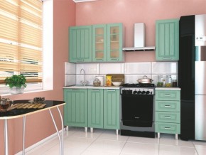 Модульная кухня Луксор клен бирюза в Тюмени - tumen.mebel24.online | фото 1