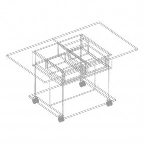 МОНИКА Стол журнальный раскладной в Тюмени - tumen.mebel24.online | фото 3