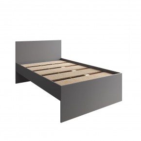 МОРИ КРМЯ 1200.1/1 Кровать с нишей под ящики (графит) в Тюмени - tumen.mebel24.online | фото 1