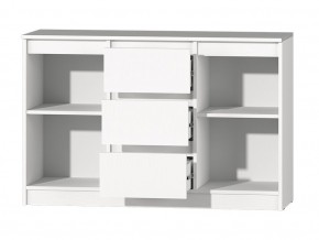 МС "Хилтон" Комод №4 1200 (белый текстурный) в Тюмени - tumen.mebel24.online | фото 3