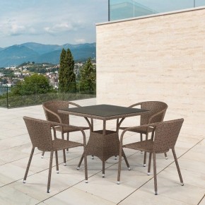 Набор уличный T197BT/Y137C-W56 Light brown (4+1) в Тюмени - tumen.mebel24.online | фото 2