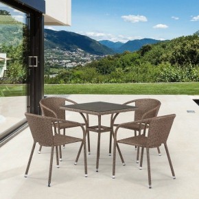 Набор уличный T282BNT/Y137C-W56 Light Brown 4Pcs в Тюмени - tumen.mebel24.online | фото 2