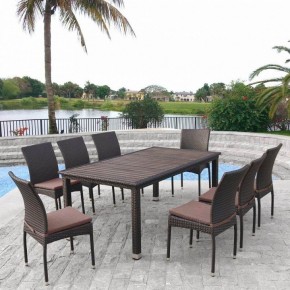 Набор уличный T347/Y380A-W53 Brown 8PCS в Тюмени - tumen.mebel24.online | фото 2