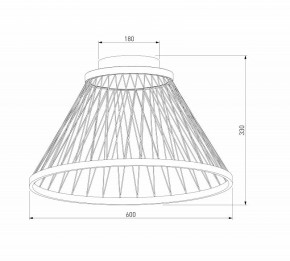 Накладной светильник Eurosvet Cesta 40019/1 LED коричневый в Тюмени - tumen.mebel24.online | фото 4