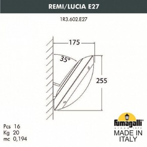 Накладной светильник Fumagalli Lucia 1R3.602.000.LYE27 в Тюмени - tumen.mebel24.online | фото 2