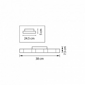Накладной светильник Lightstar Favo 750071 в Тюмени - tumen.mebel24.online | фото 2