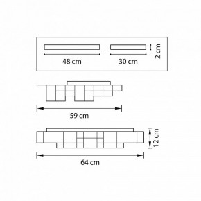 Накладной светильник Lightstar Favo 750161 в Тюмени - tumen.mebel24.online | фото 2