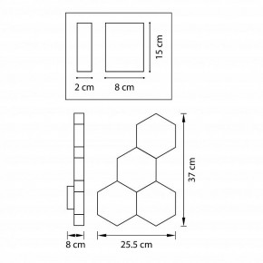 Накладной светильник Lightstar Favo 750641 в Тюмени - tumen.mebel24.online | фото 2