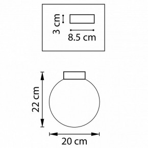 Накладной светильник Lightstar Globo 812021 в Тюмени - tumen.mebel24.online | фото 2