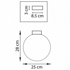 Накладной светильник Lightstar Globo 812033 в Тюмени - tumen.mebel24.online | фото 3