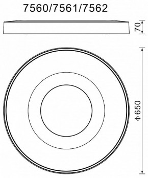 Накладной светильник Mantra Coin 7561 в Тюмени - tumen.mebel24.online | фото 3