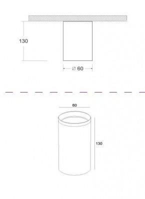 Накладной светильник Maytoni Focus C010CL-01GF в Тюмени - tumen.mebel24.online | фото 2
