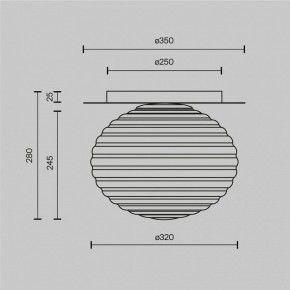 Накладной светильник Maytoni Reels MOD268CL-01B в Тюмени - tumen.mebel24.online | фото 3