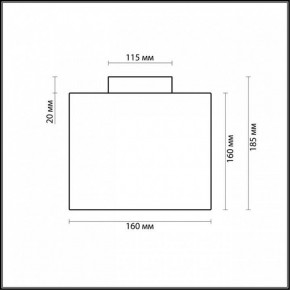 Накладной светильник Odeon Light Cross 2407/1C в Тюмени - tumen.mebel24.online | фото 2