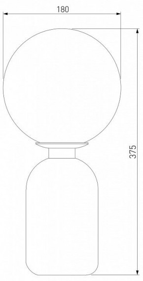 Настольная лампа декоративная Eurosvet Bubble 01197/1 белый в Тюмени - tumen.mebel24.online | фото 2