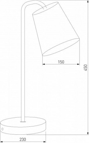 Настольная лампа декоративная Eurosvet Montero 01134/1 белый в Тюмени - tumen.mebel24.online | фото 3