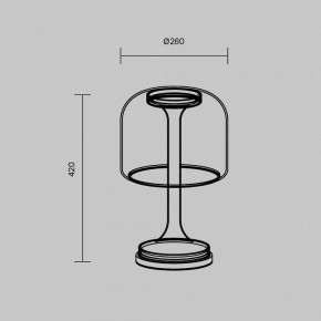 Настольная лампа декоративная Maytoni Spirito MOD286TL-L18G3K в Тюмени - tumen.mebel24.online | фото 4