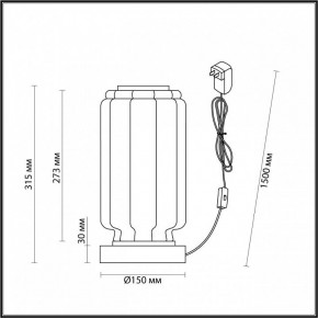 Настольная лампа декоративная Odeon Light Jam 5408/10TL в Тюмени - tumen.mebel24.online | фото 4