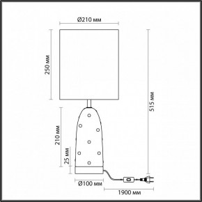 Настольная лампа декоративная Odeon Light Pollen 5424/1T в Тюмени - tumen.mebel24.online | фото 5