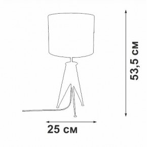 Настольная лампа декоративная Vitaluce V28340 V28340-1/1L в Тюмени - tumen.mebel24.online | фото 2