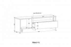 НЕКСТ - 4 Тумба ТВ в Тюмени - tumen.mebel24.online | фото 2