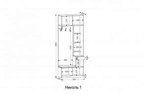 НИКОЛЬ 1 Прихожая в Тюмени - tumen.mebel24.online | фото 2