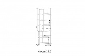 НИКОЛЬ 21.2 Стеллаж в Тюмени - tumen.mebel24.online | фото 2