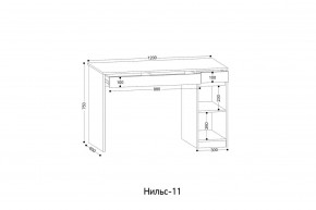 НИЛЬС - 11 Стол письменный в Тюмени - tumen.mebel24.online | фото 2