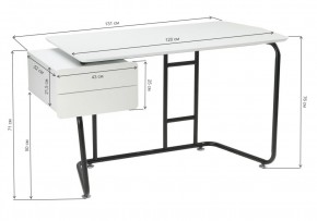 Офисная мебель Desk white / black в Тюмени - tumen.mebel24.online | фото 2