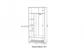 ОЛЬГА-МИЛК 10.1 Шкаф-купе без зеркала в Тюмени - tumen.mebel24.online | фото 2