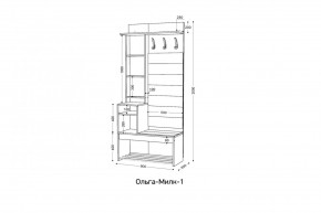 ОЛЬГА-МИЛК Прихожая (модульная) в Тюмени - tumen.mebel24.online | фото 2