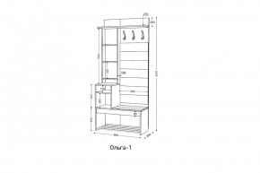 ОЛЬГА Прихожая (модульная) в Тюмени - tumen.mebel24.online | фото 3