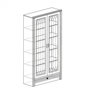 ОРЛЕАН Гостиная (модульная) серый в Тюмени - tumen.mebel24.online | фото 3