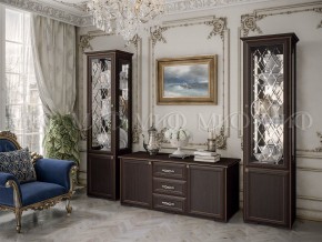 ПАРМА Гостиная Шкаф-стекло (Венге) в Тюмени - tumen.mebel24.online | фото 3