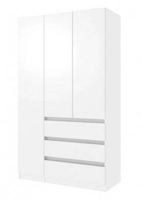 ПАРУС Шкаф 3-х ств. 1200 (белый) в Тюмени - tumen.mebel24.online | фото